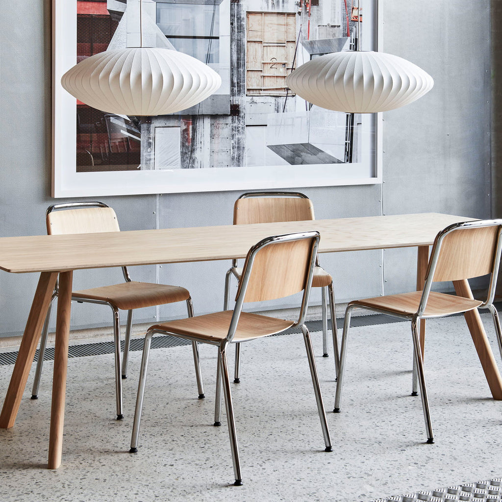 Suspension moderne Charlton en soie Blanc