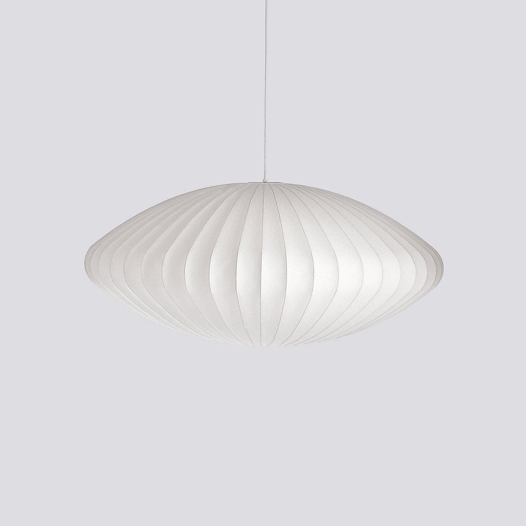 Suspension moderne Charlton en soie Blanc