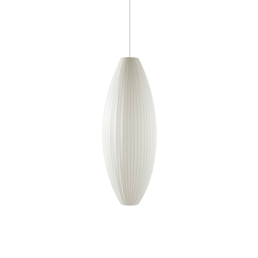 Suspension moderne Charlton en soie Blanc