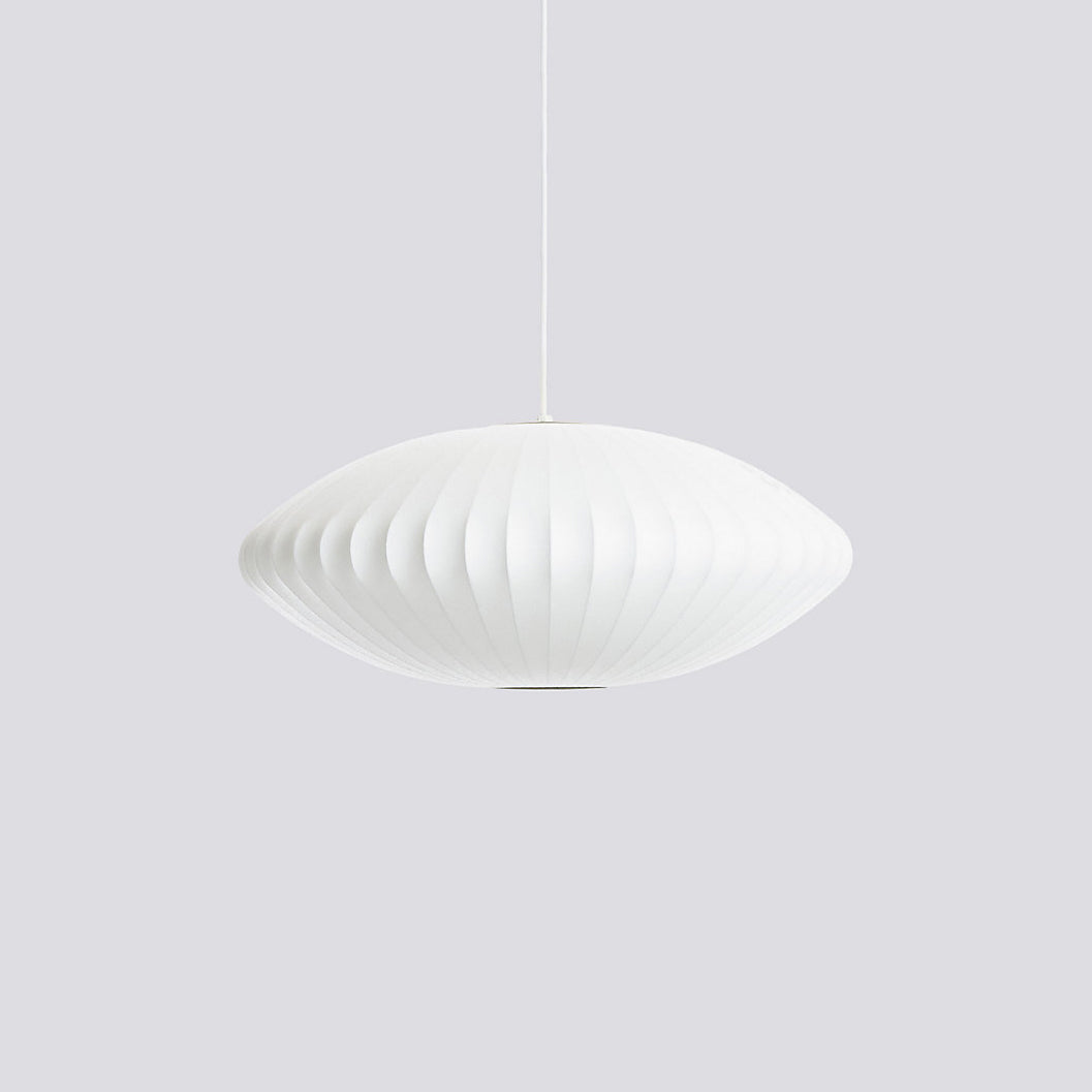 Suspension moderne Charlton en soie Blanc