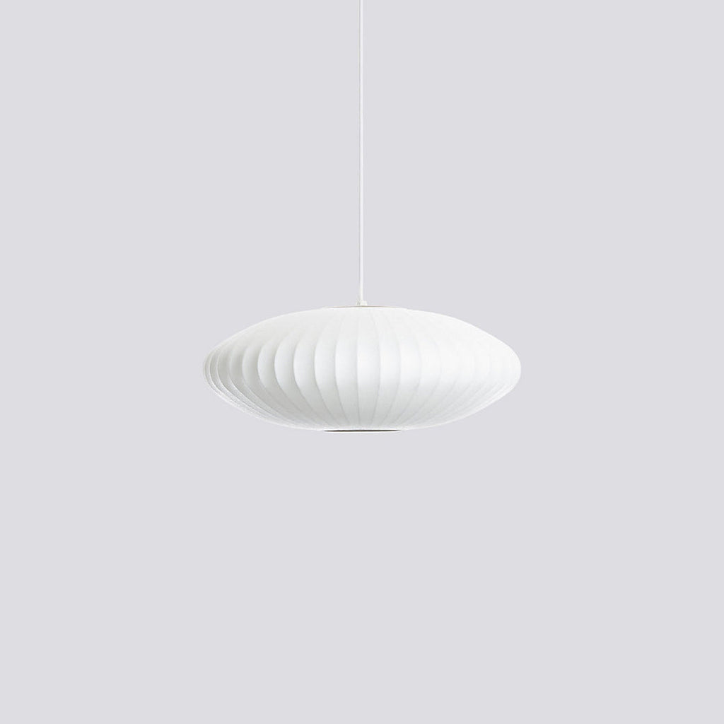 Suspension moderne Charlton en soie Blanc