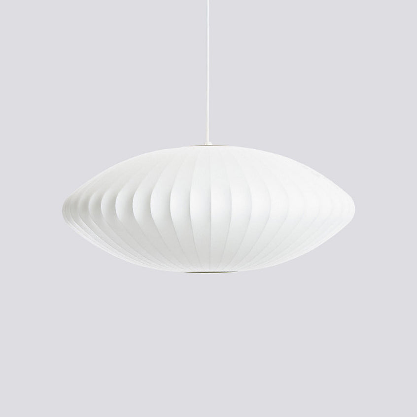 Suspension moderne Charlton en soie Blanc