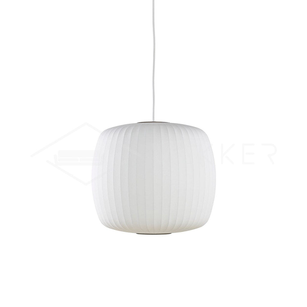 Suspension moderne Charlton en soie Blanc