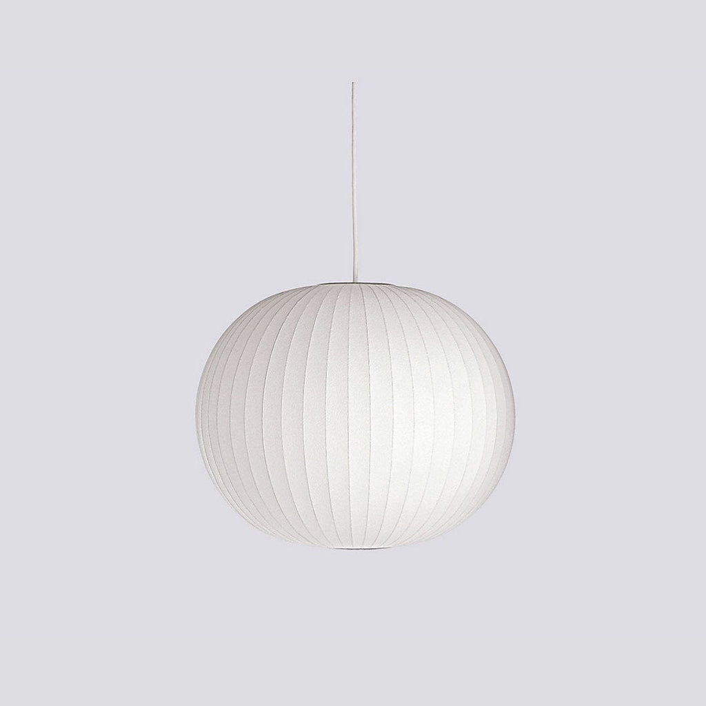 Suspension moderne Charlton en soie Blanc