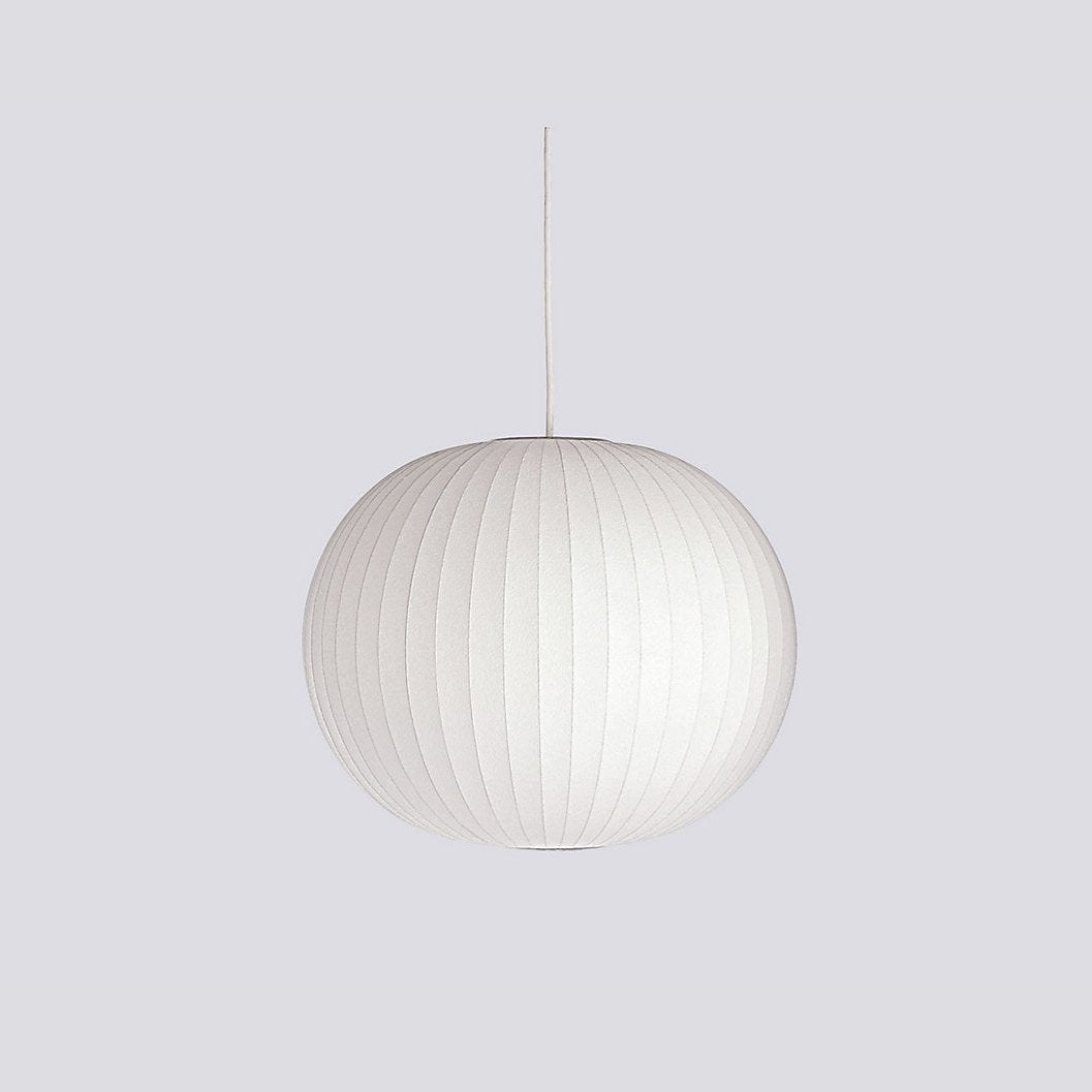 Suspension moderne Charlton en soie Blanc