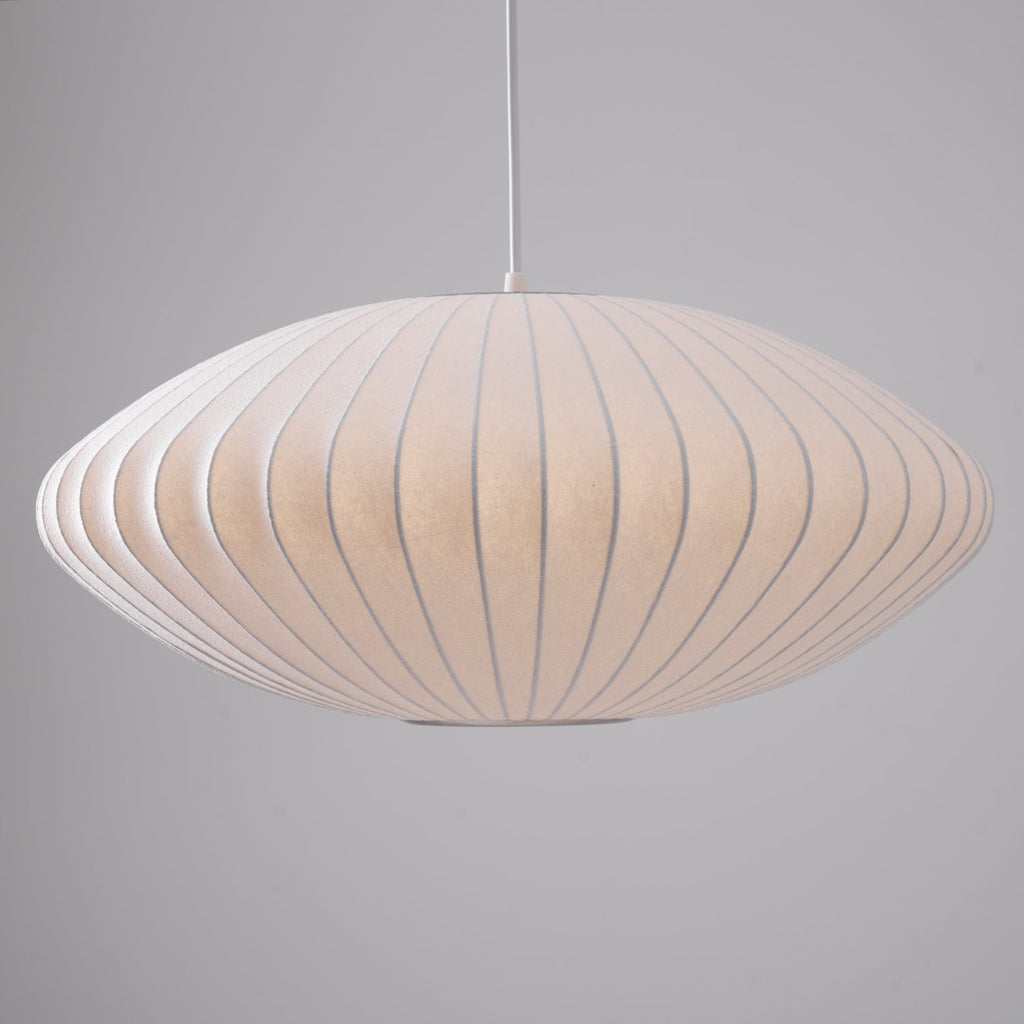 Suspension moderne Charlton en soie Blanc