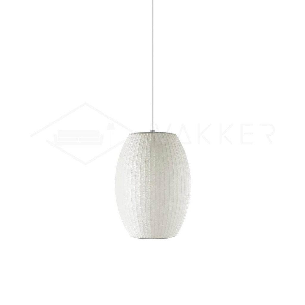 Suspension moderne Charlton en soie Blanc