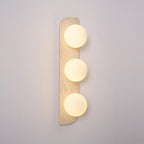 Applique murale moderne Teal en Travertin jaune et blanc