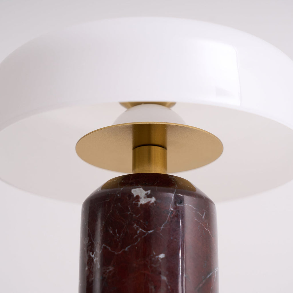 Lampe à poser moderne Fridrek en Marbre Blanc