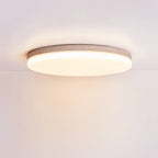 Plafonnier moderne Stroud en Travertin jaune et blanc