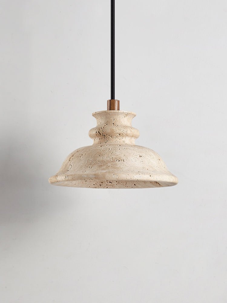 Suspension moderne Trygg en Travertin jaune