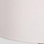 Lampe à poser moderne Athos en Or et blanc marbre