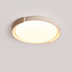Plafonnier moderne Simeon en Travertin jaune et blanc