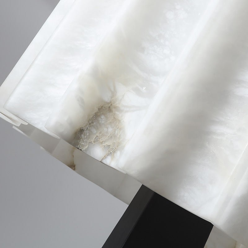 Lampadaire moderne Flyte en Albâtre Noir et blanc