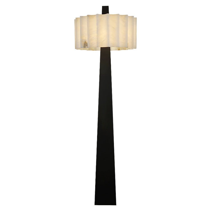 Lampadaire moderne Flyte en Albâtre Noir et blanc