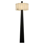 Lampadaire moderne Flyte en Albâtre Noir et blanc