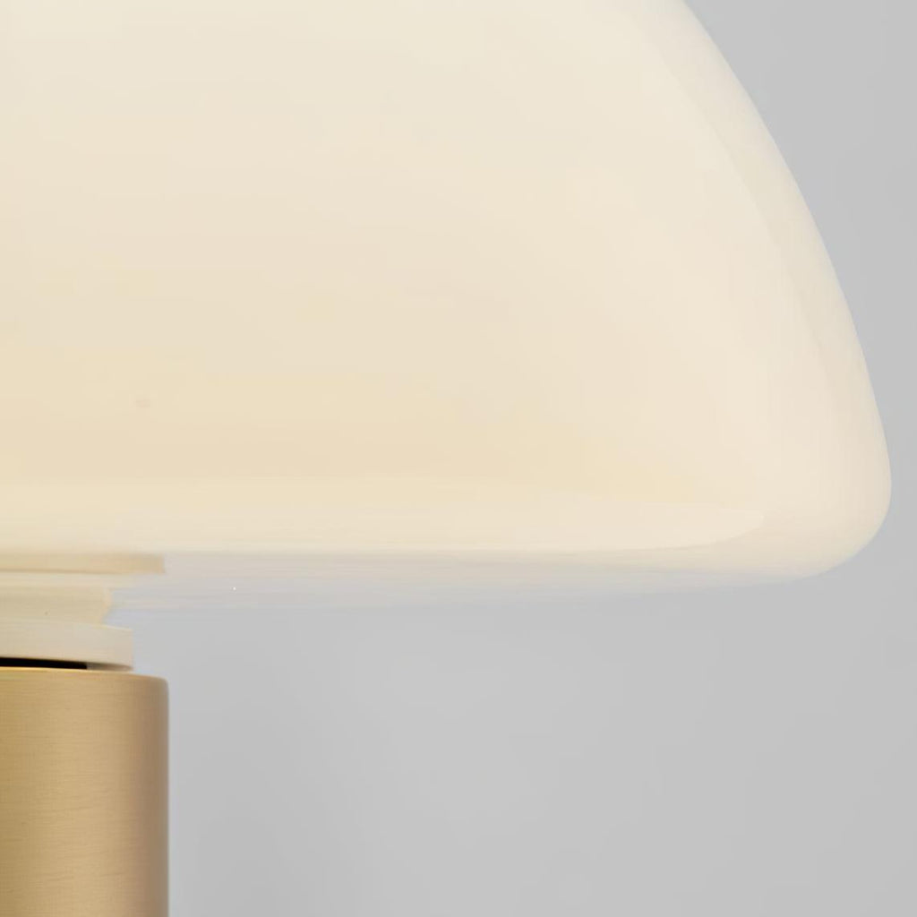 Lampe à poser moderne Keith en Blanc marbre