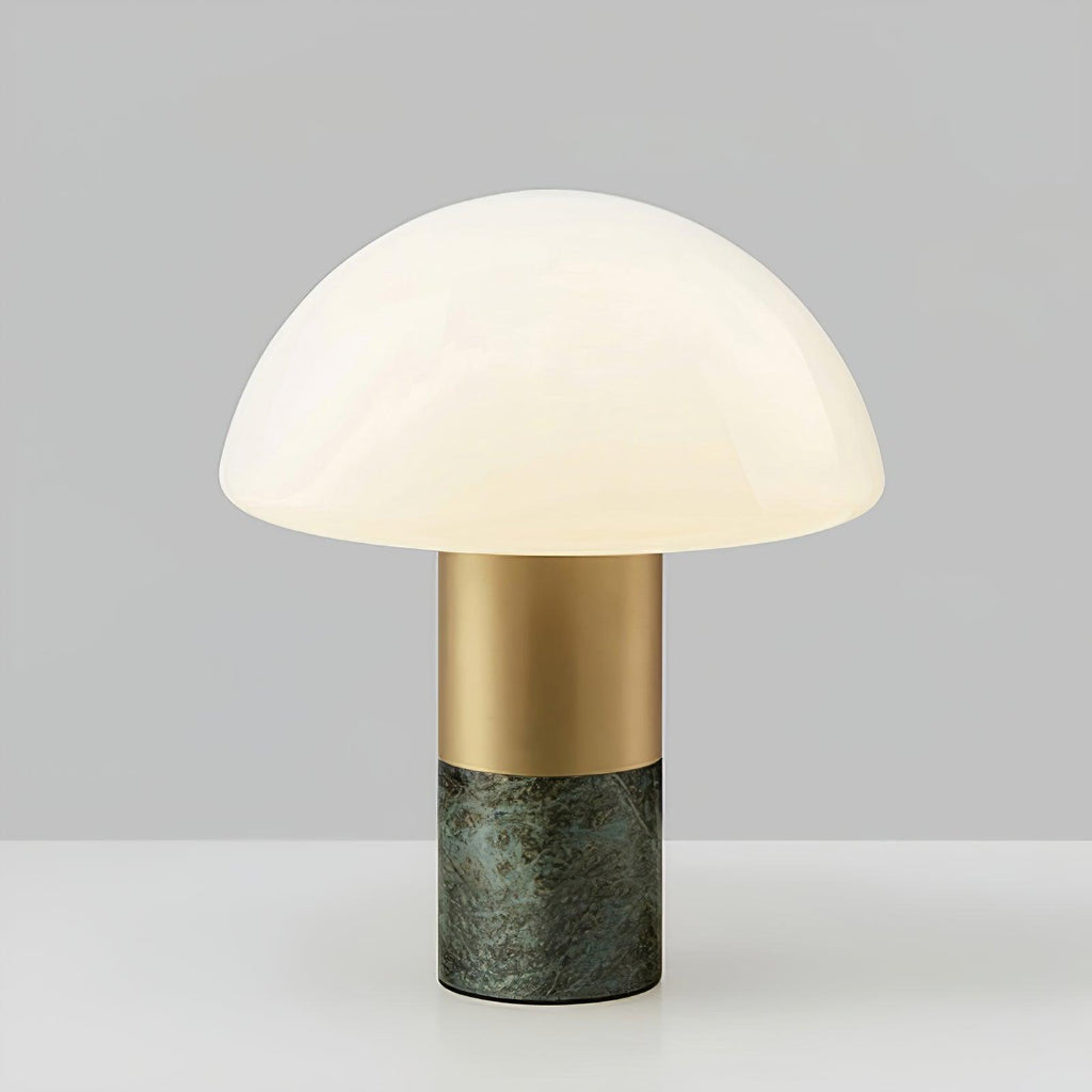 Lampe à poser moderne Keith en Blanc marbre