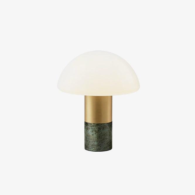 Lampe à poser moderne Keith en Blanc marbre
