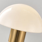 Lampe à poser moderne Keith en Blanc marbre