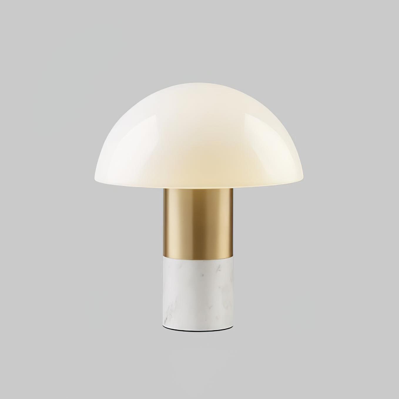 Lampe à poser moderne Keith en Blanc marbre