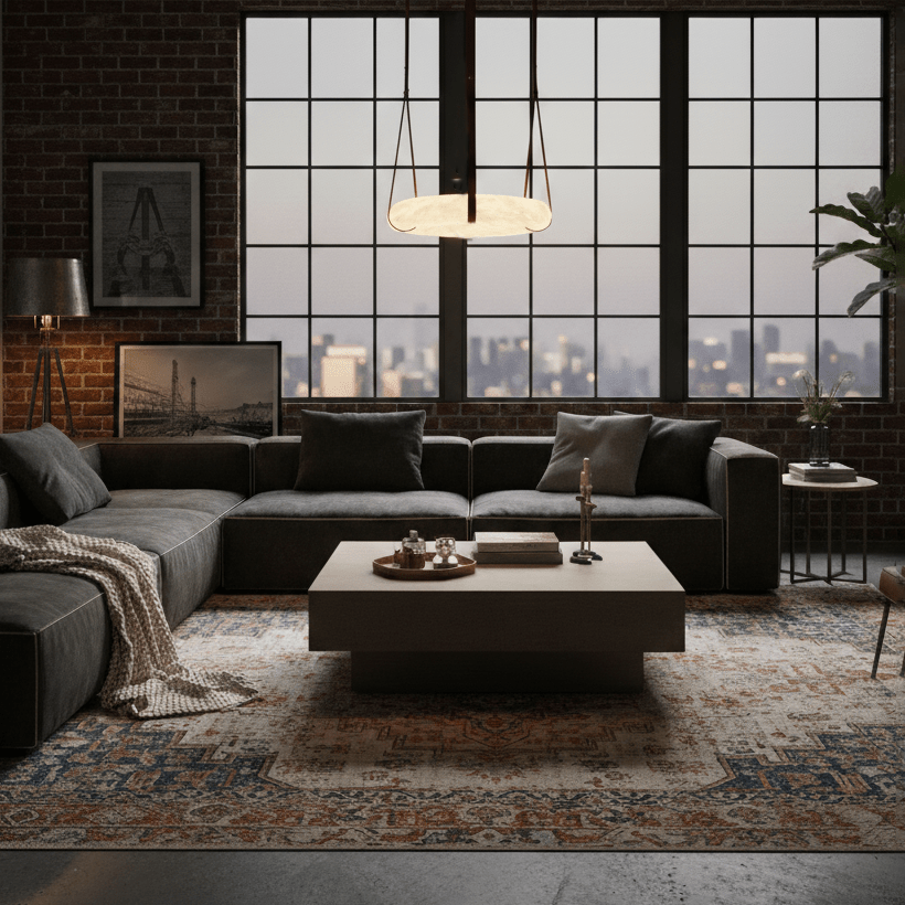 Suspension moderne Bjalfi en Albâtre