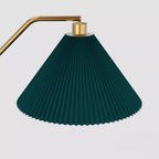 Lampadaire moderne Joralf en Marbre Beige et noir et doré