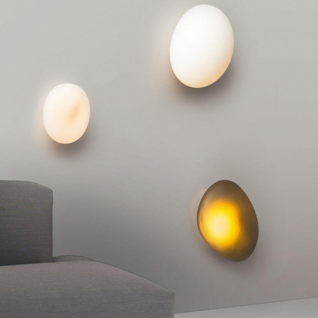 Applique murale moderne Heath en verre Vert et doré