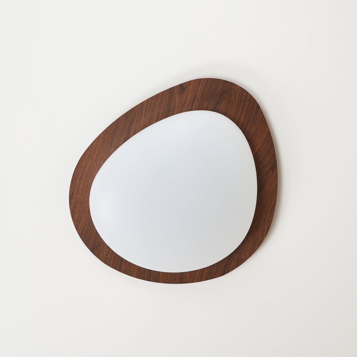Plafonnier moderne Vaino en métal Artistique bois naturel effet