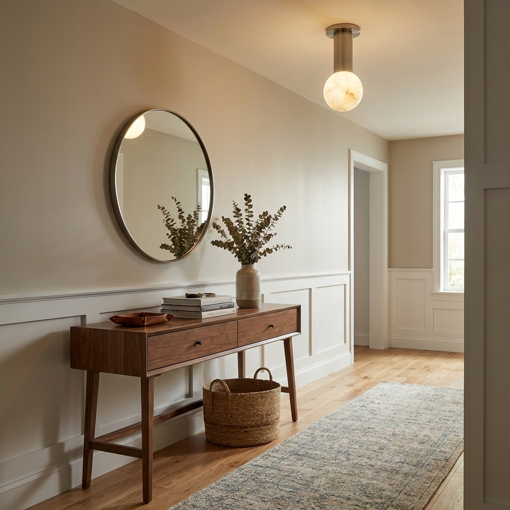 Pestle Alabaster Flush Mount