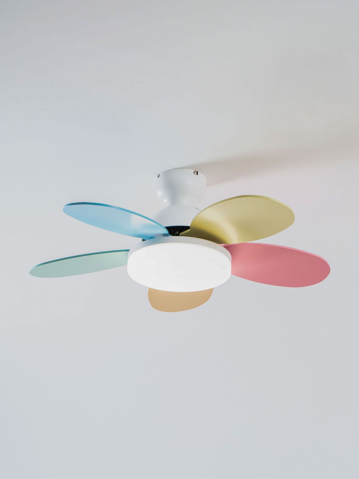 Ventilateur de plafond moderne Berndt en Bois