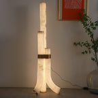 Lampadaire moderne Askild en Albâtre