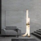 Lampadaire moderne Askild en Albâtre
