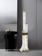 Lampadaire moderne Askild en Albâtre