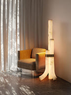 Lampadaire moderne Askild en Albâtre