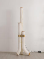 Lampadaire moderne Askild en Albâtre