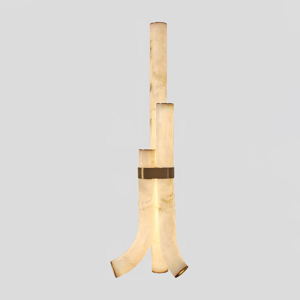 Lampadaire moderne Askild en Albâtre