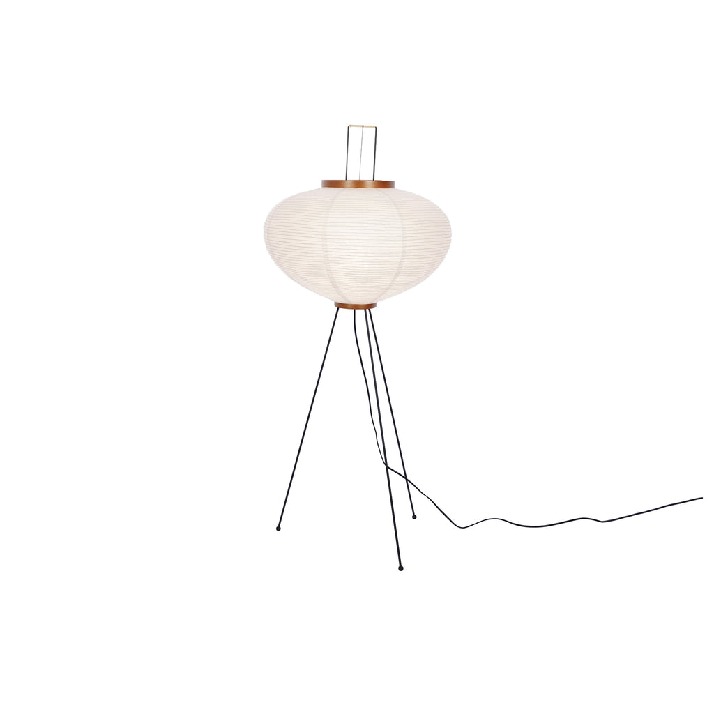 Lampadaire moderne Cyril en papier Blanc