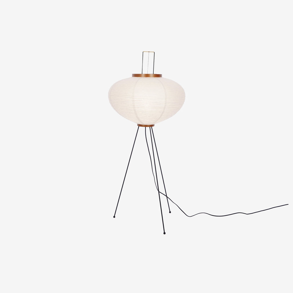 Lampadaire moderne Cyril en papier Blanc