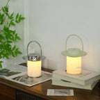 Lampe à poser moderne Styr en Albâtre Chrome et blanc