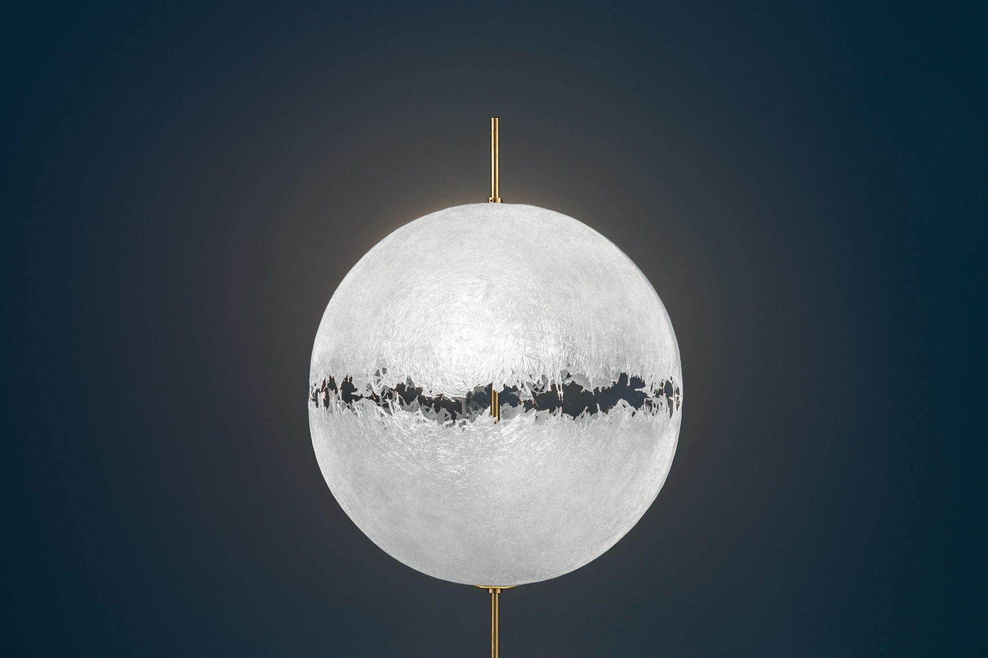 Lampe à poser moderne Kveld en Verre Blanc