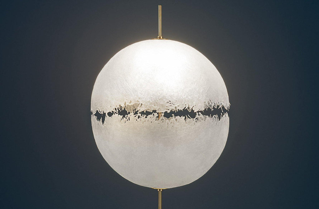 Lampe à poser moderne Kveld en Verre Blanc