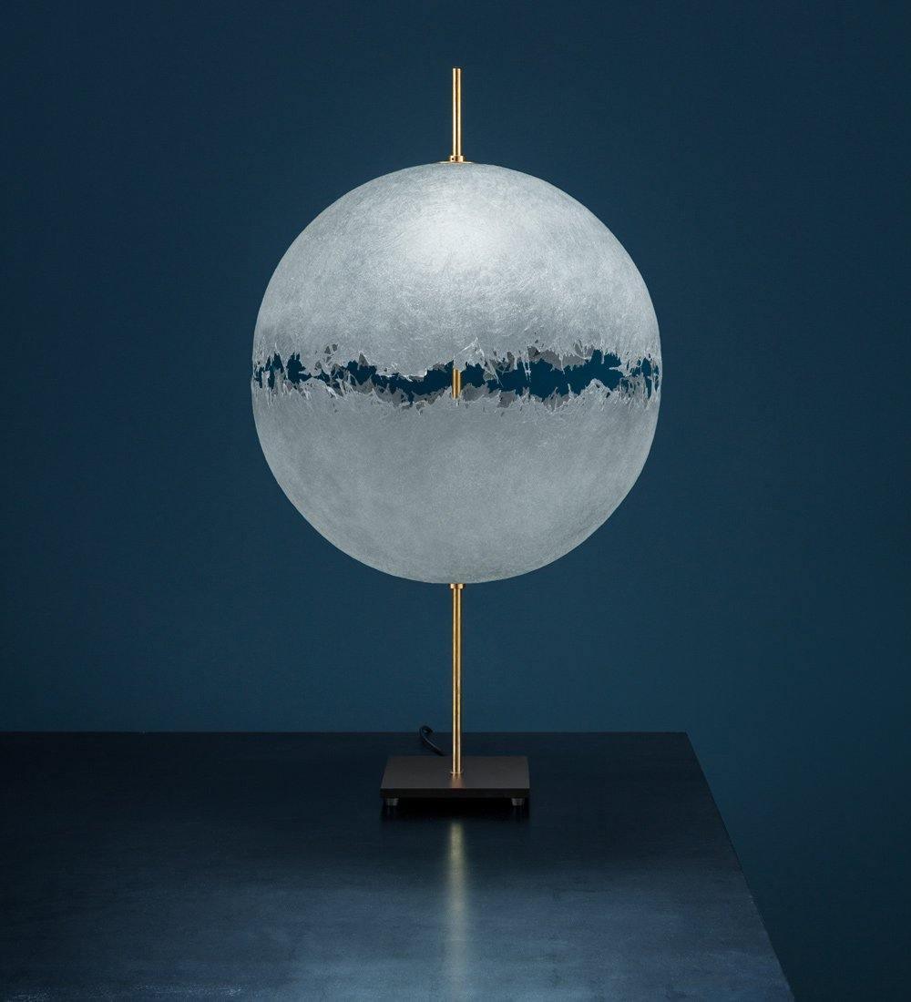Lampe à poser moderne Kveld en Verre Blanc