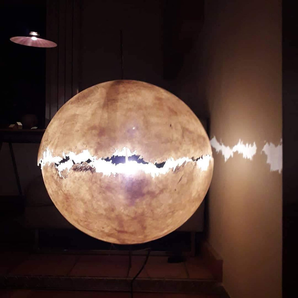 Lampe à poser moderne Kveld en Verre Blanc