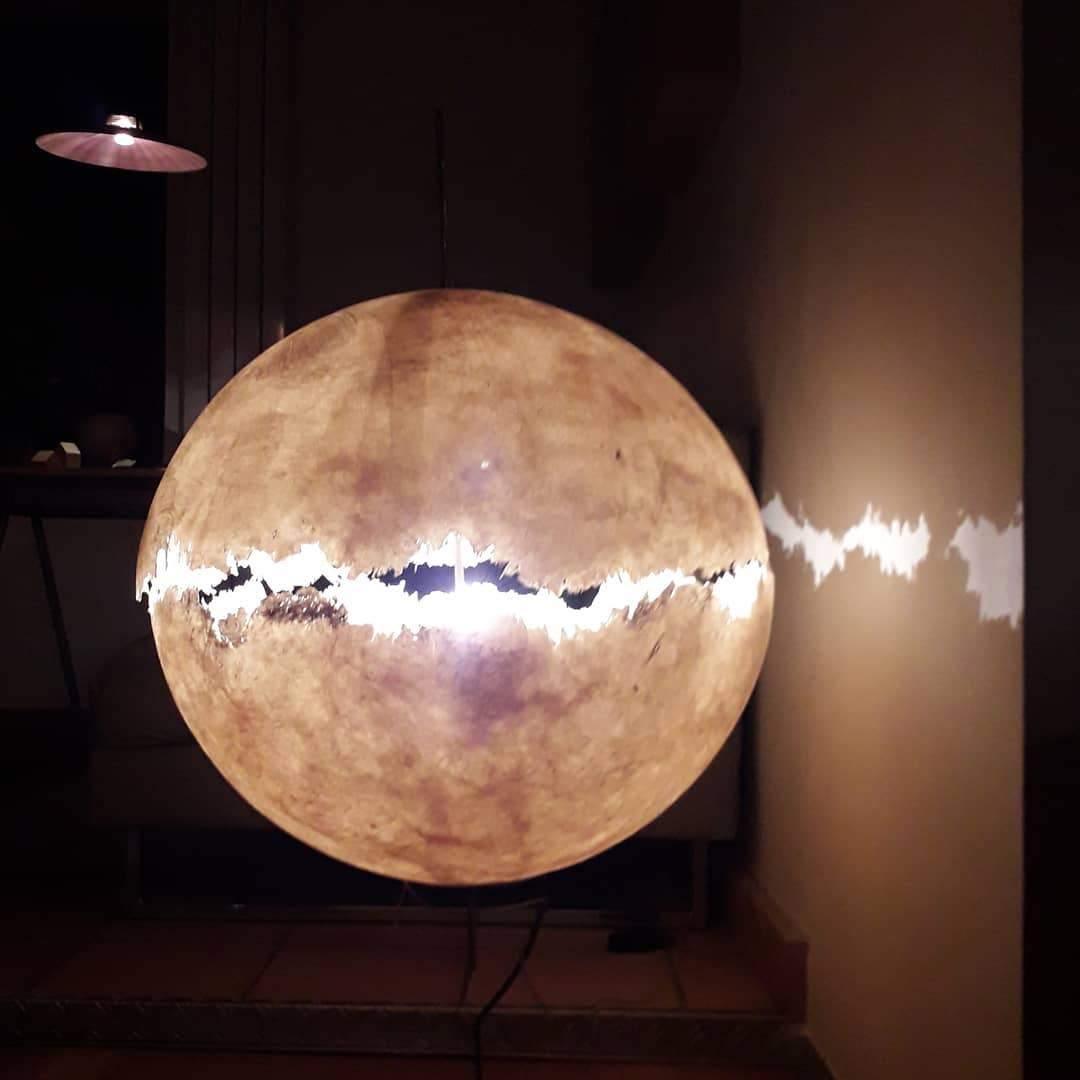 Lampe à poser moderne Kveld en Verre Blanc