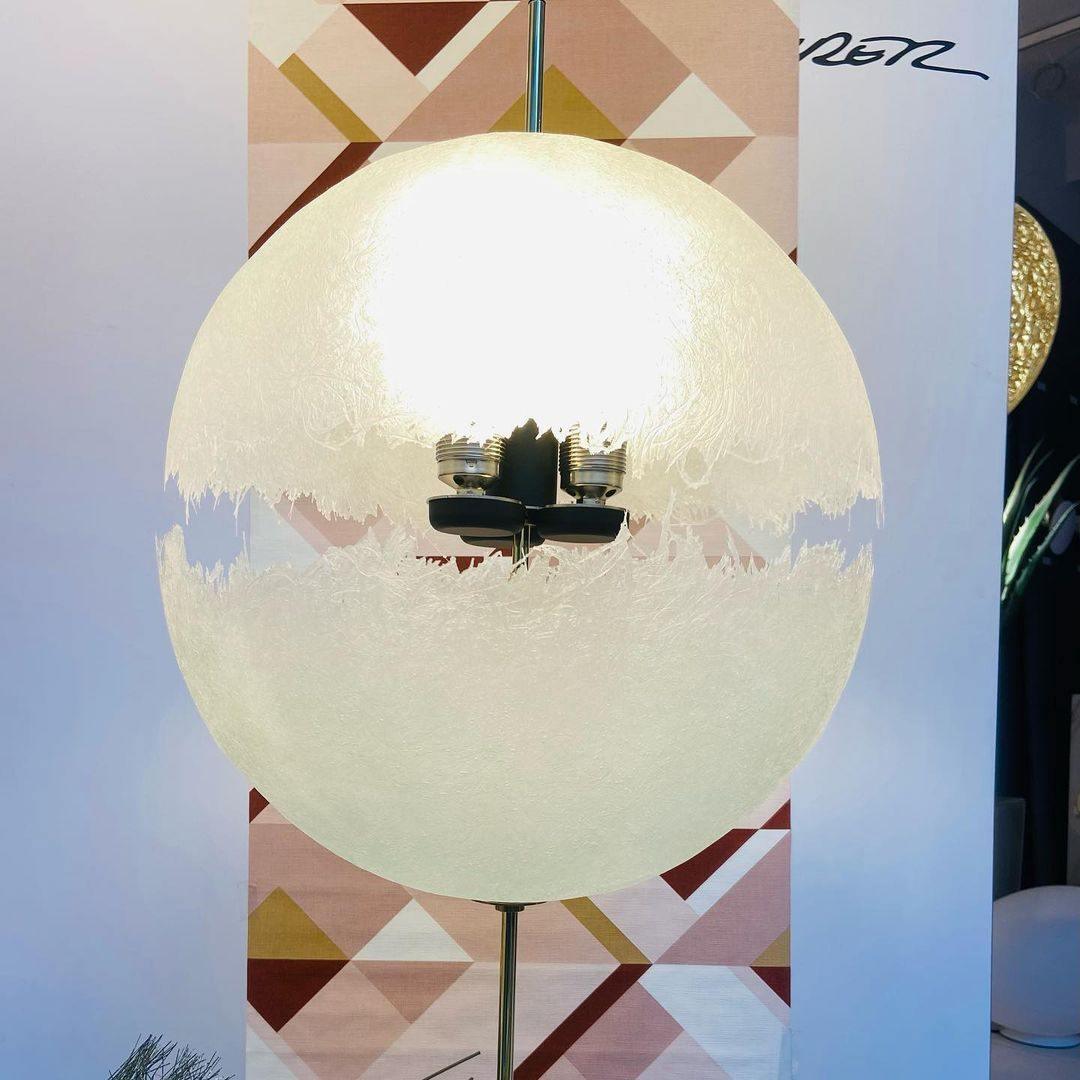 Lampe à poser moderne Kveld en Verre Blanc