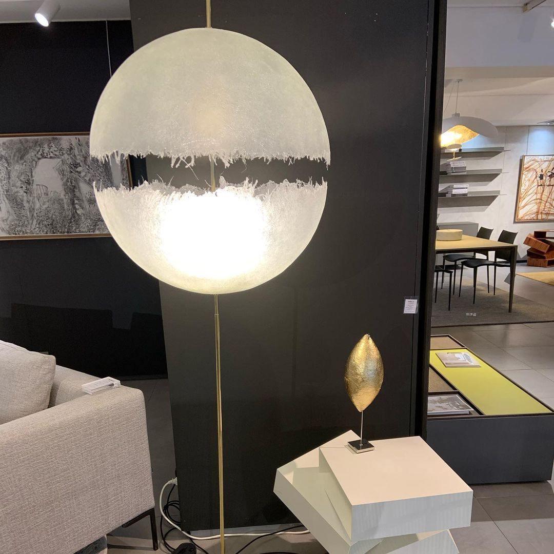 Lampe à poser moderne Kveld en Verre Blanc