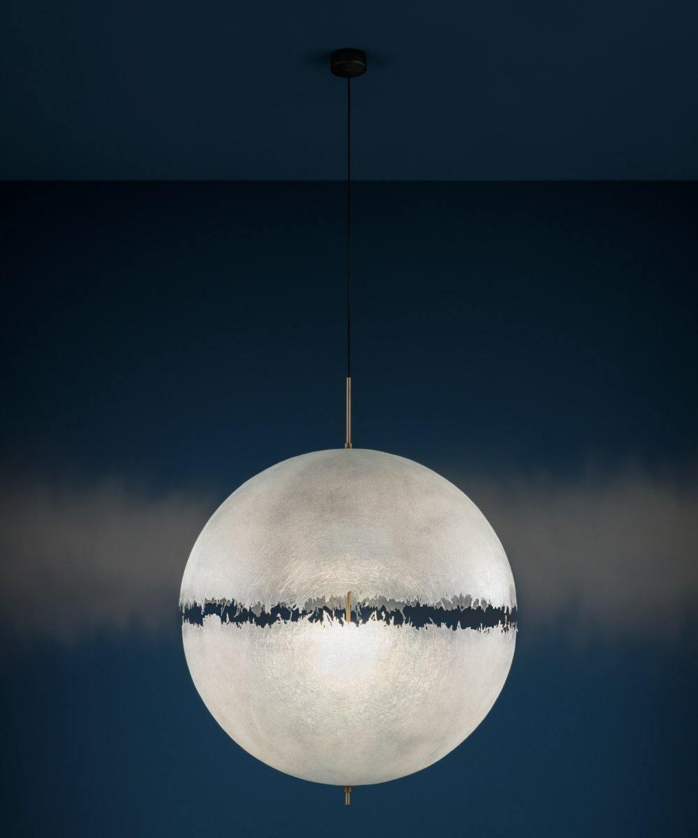 Suspension moderne Kveld en Verre Blanc