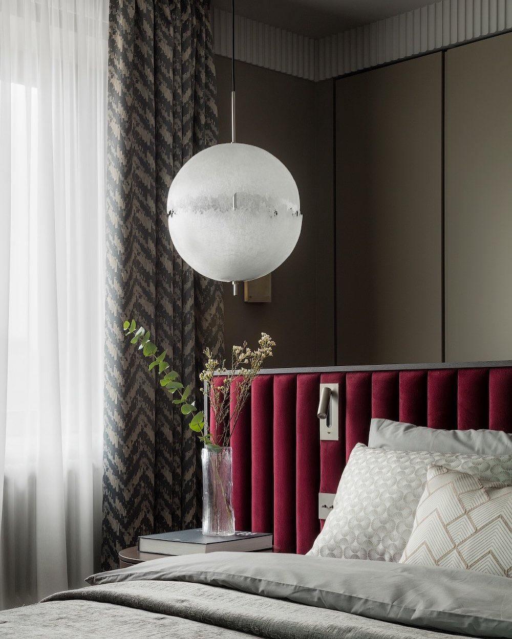 Suspension moderne Kveld en Verre Blanc