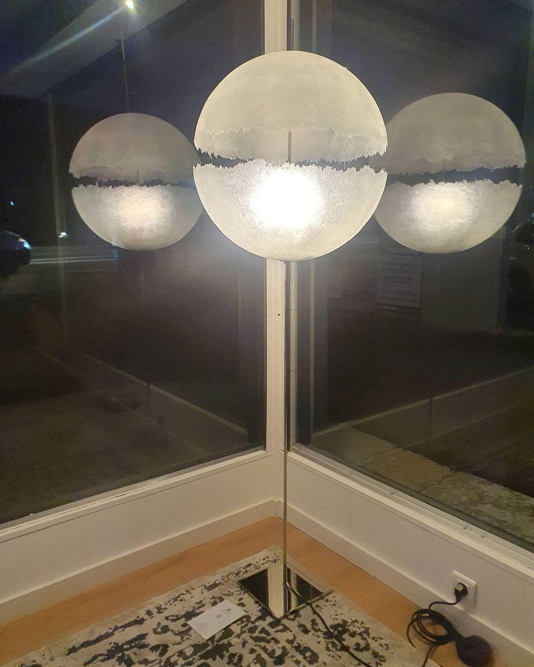 Suspension moderne Kveld en Verre Blanc